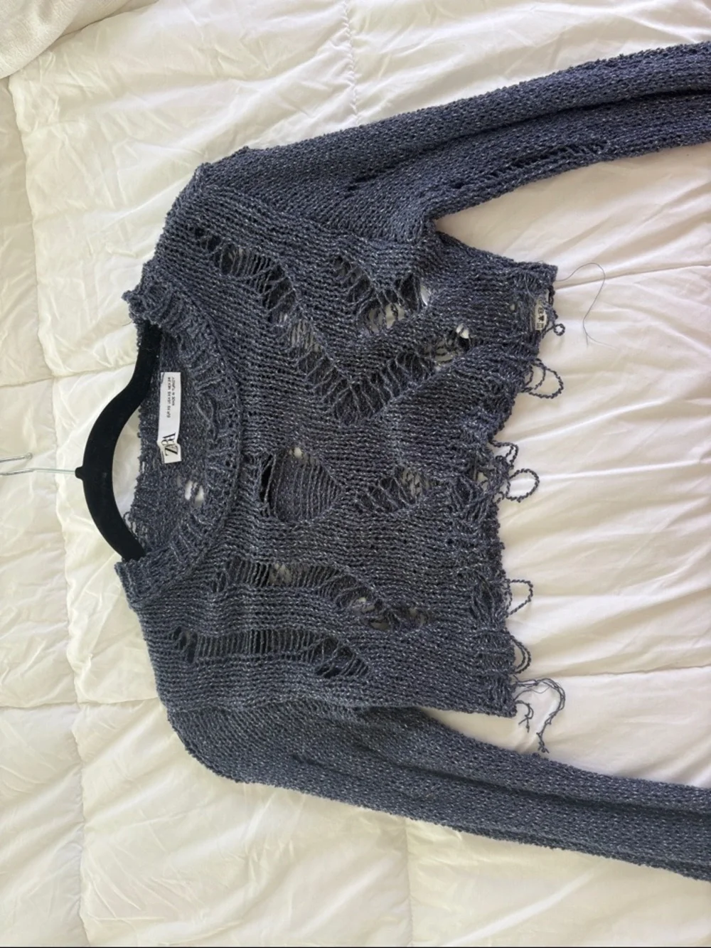 Zara edgy cropped